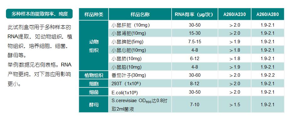 泽浩科技总RNA提取试剂盒提取纯化30分钟完成